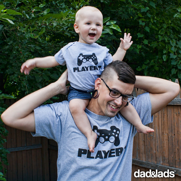 Player 1 & Player 2 Matching Set - Dad and Lads