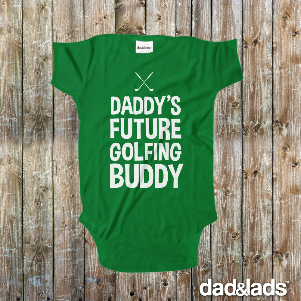 Daddy's Future Golfing Buddy Baby Onesie - Dad and Lads
